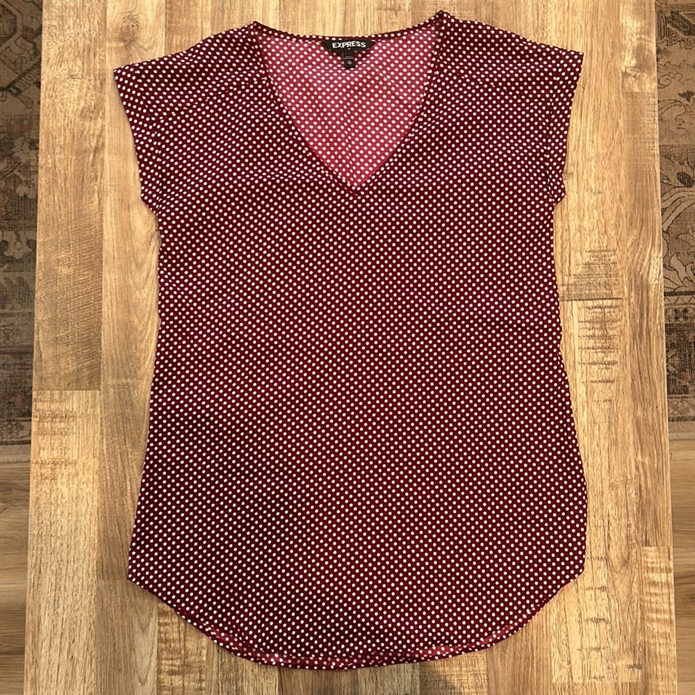 Polka dot top
